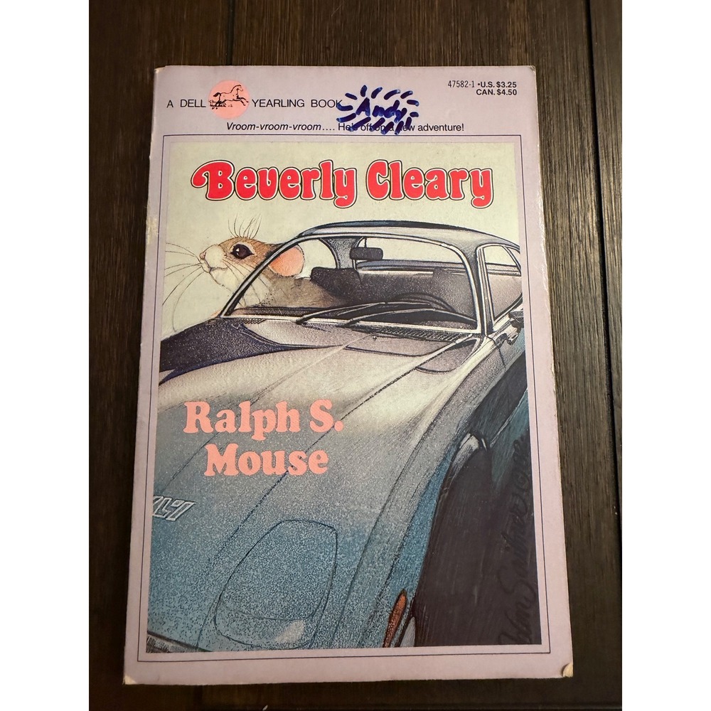 Ralph S Mouse Beverly Cleary Dell Yearling Childrens Novel Illustrated Paperback